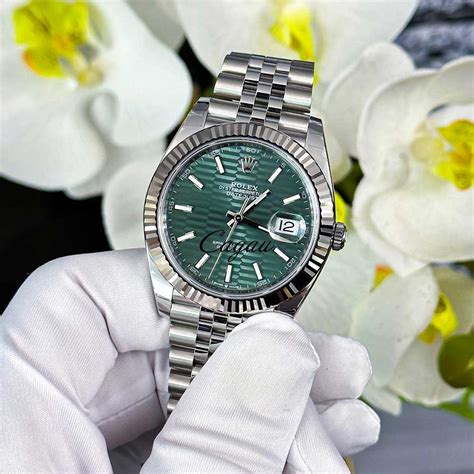 rolex datejust motif green|new rolex datejust price guide.